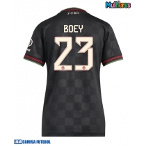 Camisa de Futebol Bayern Munich Sacha Boey #23 Equipamento Alternativo Mulheres 2025-26 Manga Curta